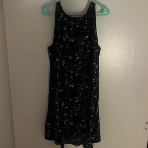 Chelsea28 (Nordstrom) Navy Printed Midi Dress Sz XL